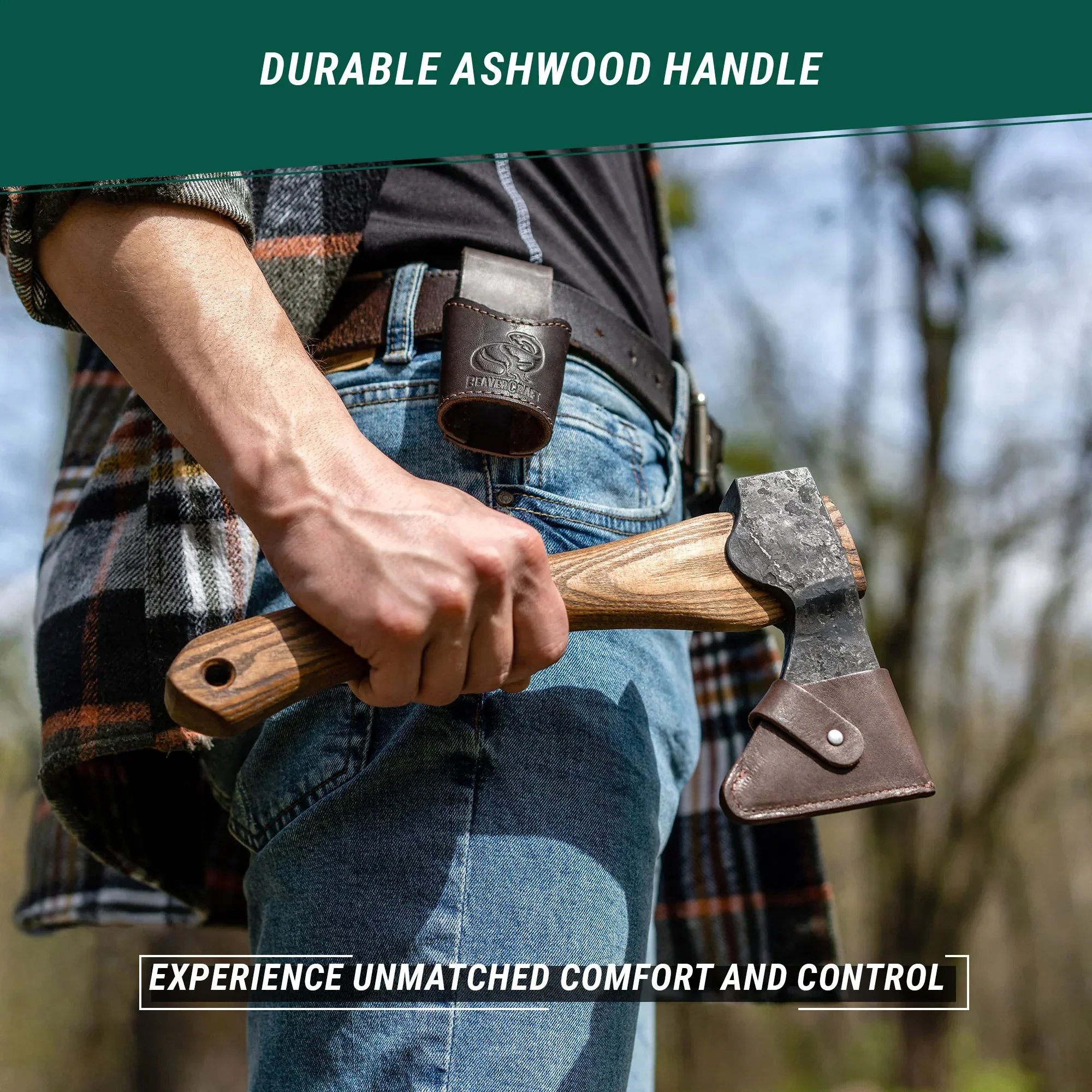 Compact Bushcraft Carving Hatchet for Various Tasks and Purposes - Image 3