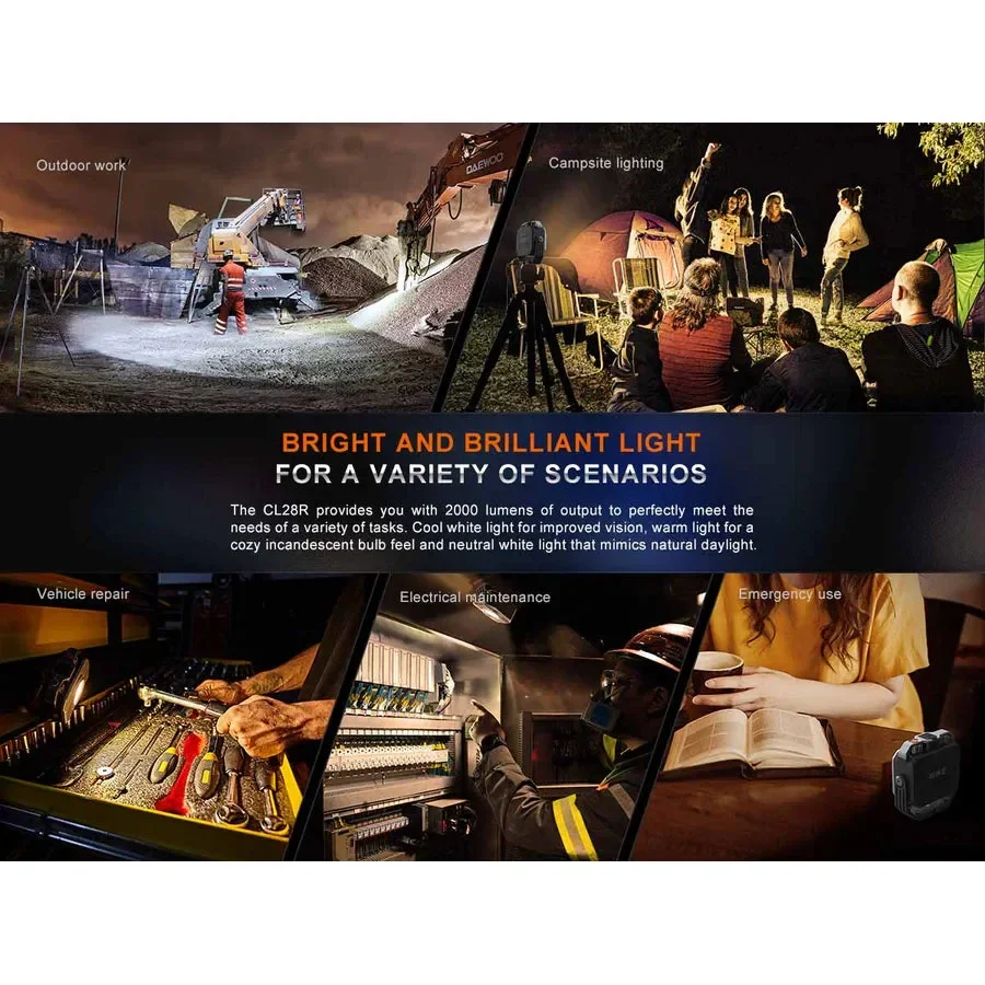 Fenix CL28R Rechargeable Lantern with Color Adjust - Image 5