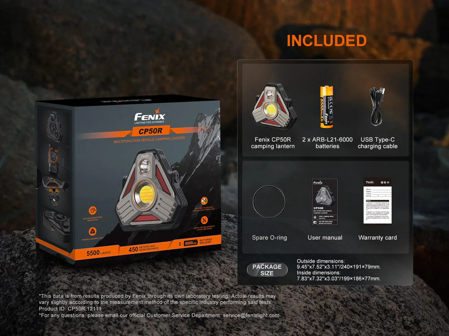 Fenix CP50R Road Hazard Camping Lantern - Image 17