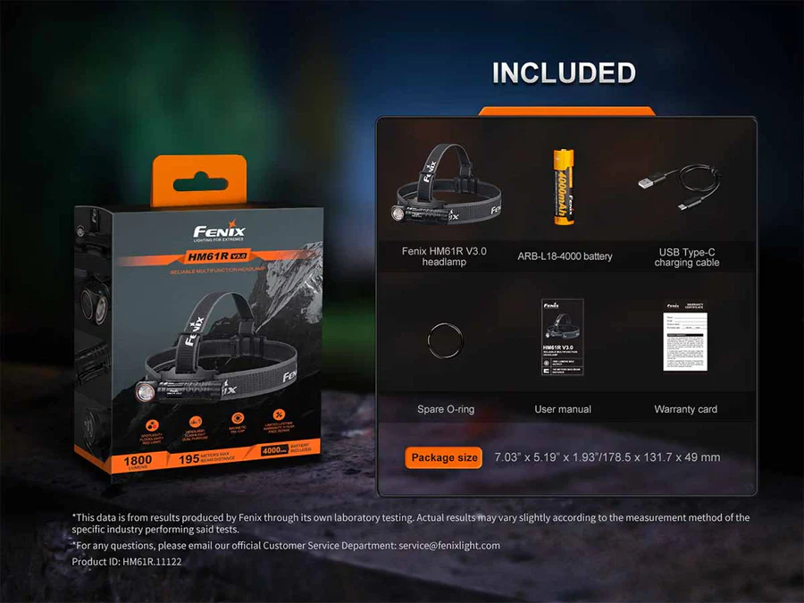 Fenix HM61R V3.0 Multifunctional Rechargeable Headlamp - Image 18