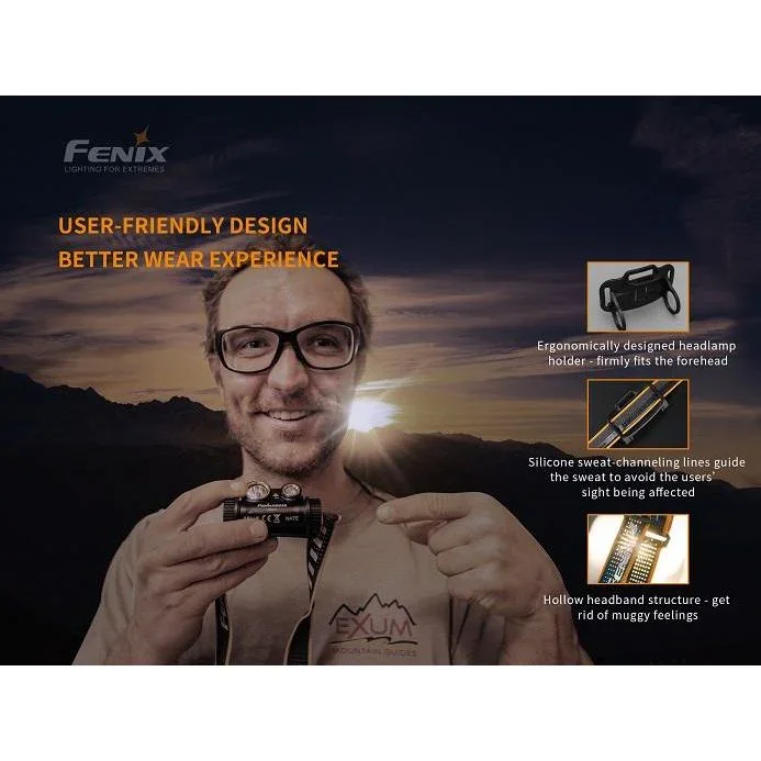 Fenix HM65R Rechargeable LED Headlamp - 1400 Lumens - Image 9