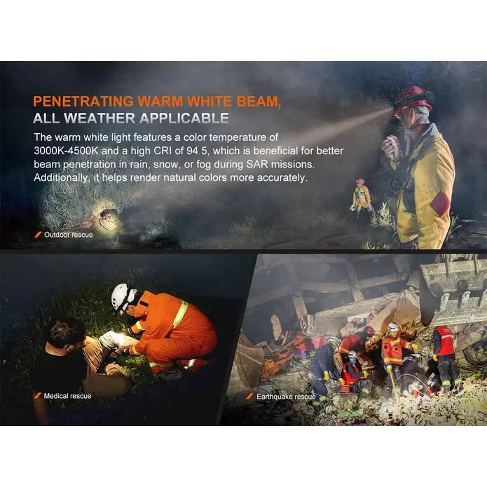 Fenix HP35R Search and Rescue Headlamp FOR HELMET USE - Image 6