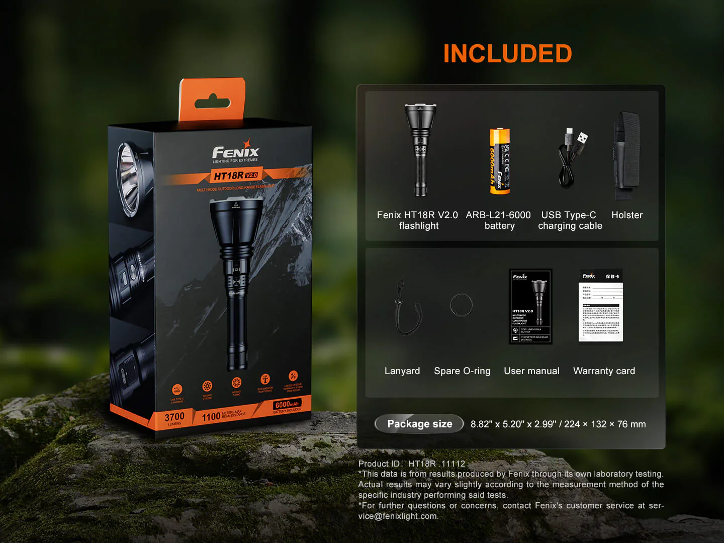 Fenix HT18R V2 Long-Range Hunting Flashlight - Image 15