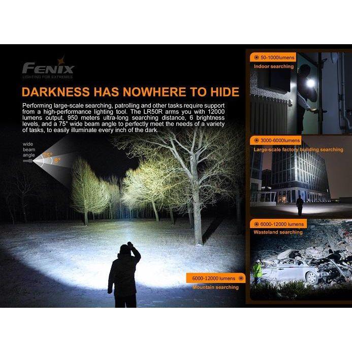 Fenix LR50R Multifunctional LED Search Light - 12000 Lumens - Image 5