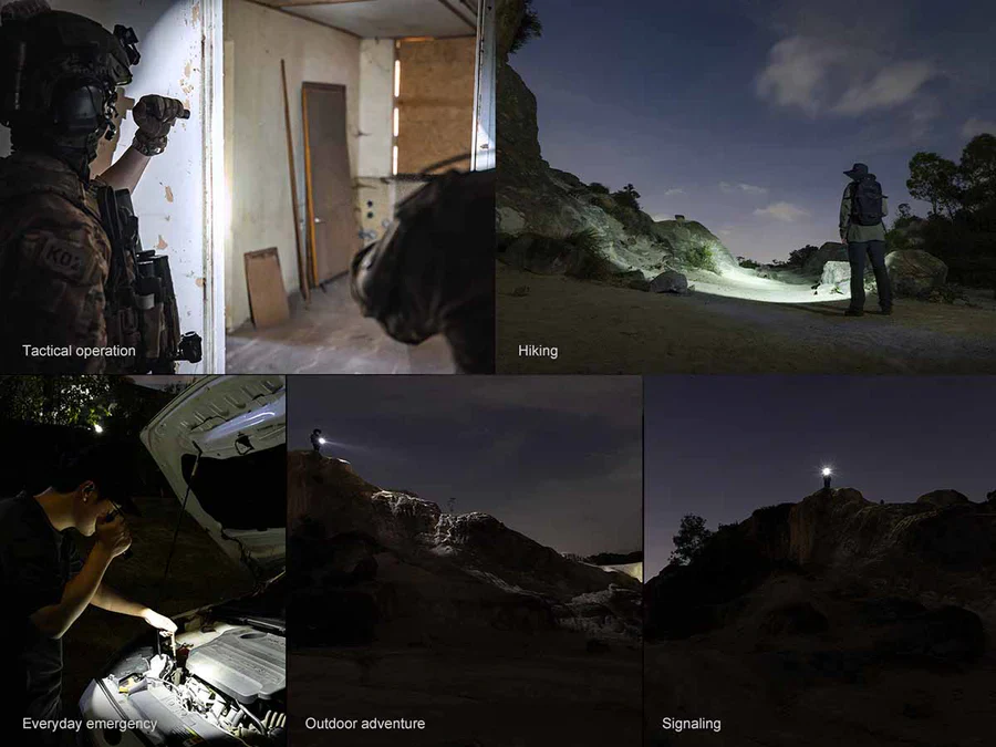 Fenix PD35R ACE Flashlight with CL01 Mini Desktop Lantern - Image 12