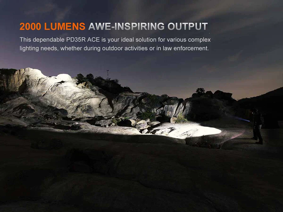 Fenix PD35R ACE Flashlight with CL01 Mini Desktop Lantern - Image 7