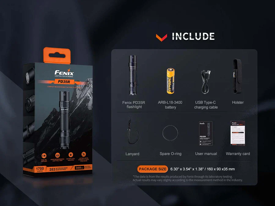 Fenix PD35R Rechargeable Flashlight - Image 13