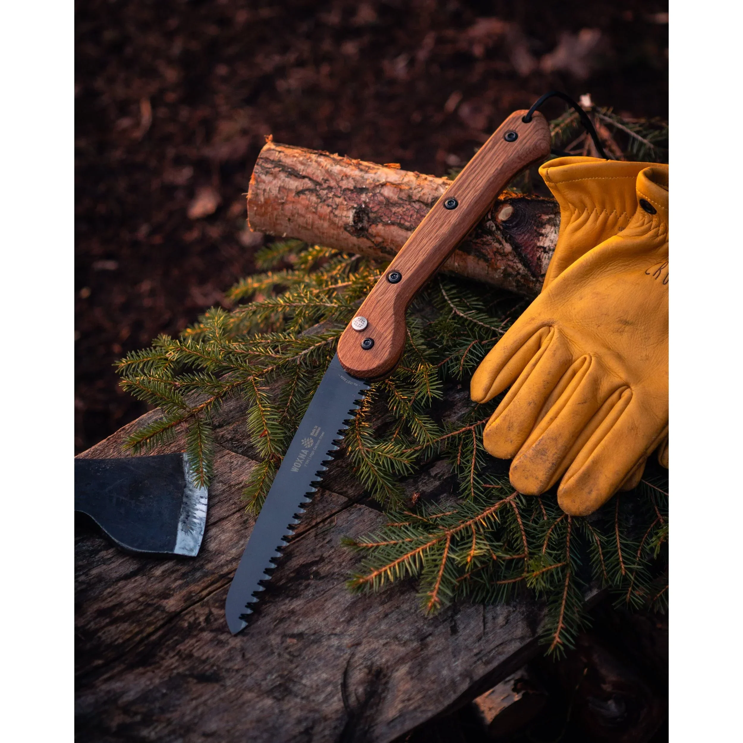 Hälsing Foldable Saw 180mm / 7 inches - Oak & High Carbon Steel - Image 18