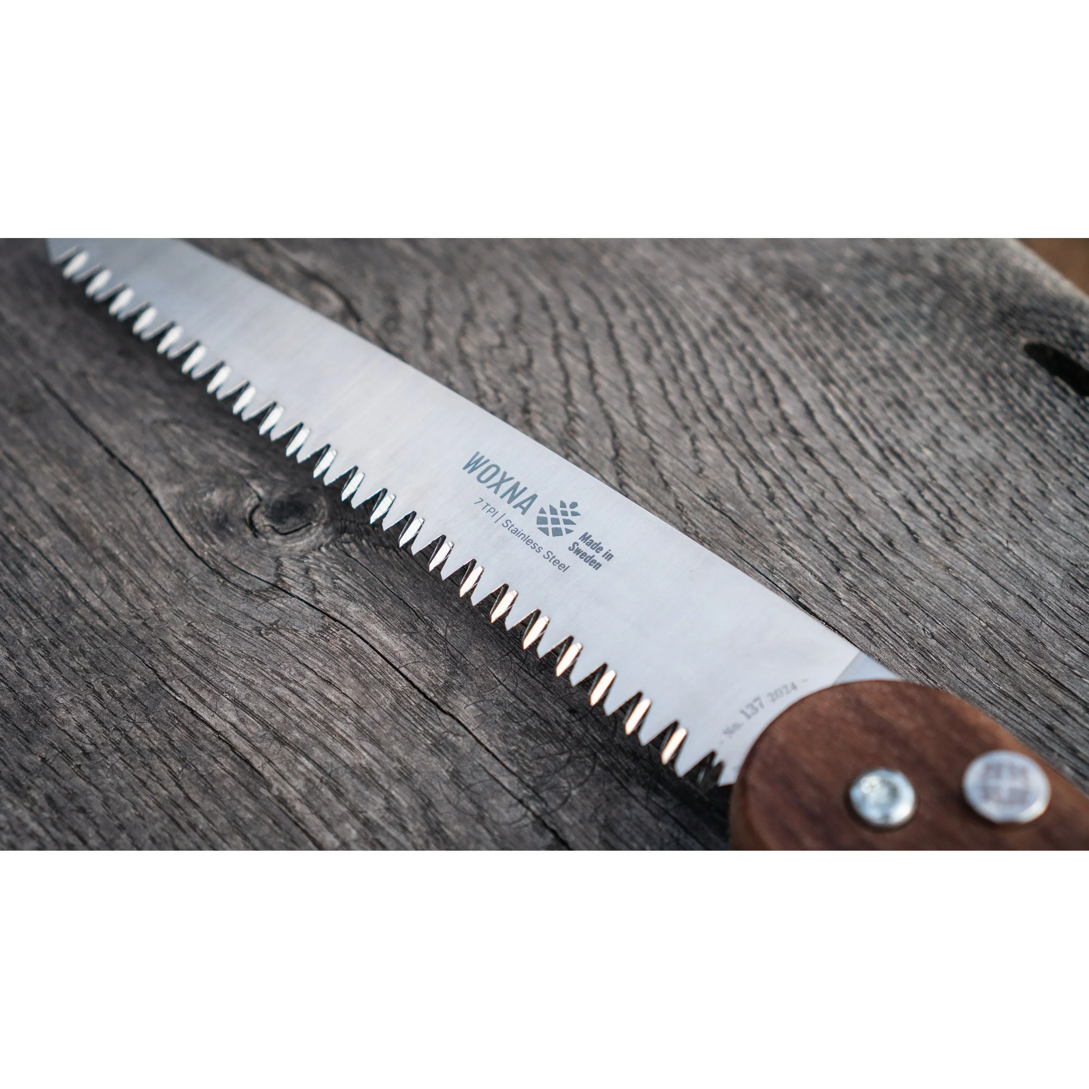 Ljusnan Foldable Saw 180mm / 7 inches - Walnut & Stainless Steel - Image 6